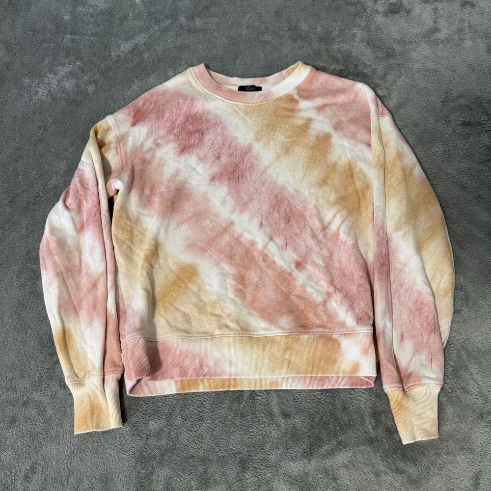 Rails Ramona Sunset Tie Dye Sweater Size XS Long Sleeve Modal Cotton Blend Cozy
